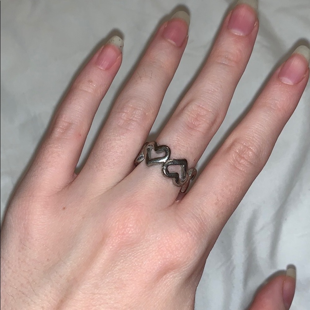 Linked Hearts Ring